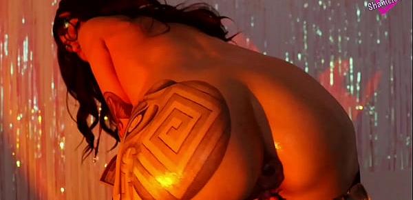 Horny Oily Girl Private Dance for U